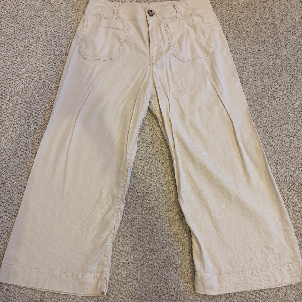 Maeve Collette Wide-Leg Pants